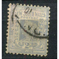 Австралийские штаты - Новый Южный Уэльс - 1905/1906 - Королева Виктория 2Р - [Mi.95] - 1 марка. Гашеная.  (LOT EX20)-T10P30