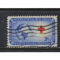 США 1952 Международный Красный Крест #635