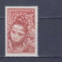 [1693] Французские колонии. Мартиника 1947. Девушка-островитянка. МН