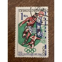 Чехословакия 1964. Летние олимпийские игры в Токио 1964. Марка из серии