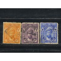 GB Колонии Занзибар 1926 Султан Халифа ибн Харуб ибн Тувайни Стандарт #167,169,173