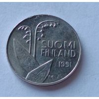 Финляндия. 10 пенни 1991 года.
