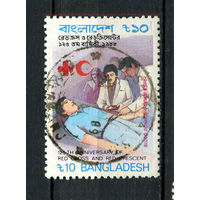 Бангладеш - 1988 - Красный крест 10Т - [Mi.288] - 1 марка. Гашеная.  (LOT R27)