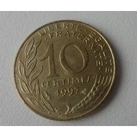 10 сантим Франция 1997 г.в.