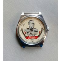 Часы наручные мужские "Слава" (50 лет Победы) кварц, (новые). Сделано в СССР (на 8 рубинах)