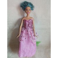 Mattel 29 см 1999 г Голубые волосы короткая стрижка Барби кукла