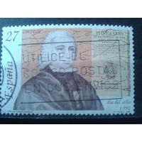Испания 1992 День марки, граф, почтовый руководитель конца 18 века