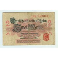 Германия, 2 марки 1914 год.
