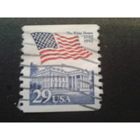 США 1992 стандарт, флаг, Белый дом