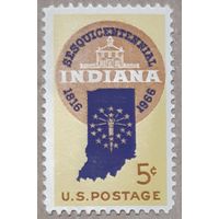 1966 - 150-летие штата Индиана  США
