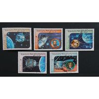 Лаос /1984/ космос/ 5 марок из серии
