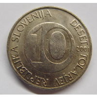 Словения 10 толаров 2001 г