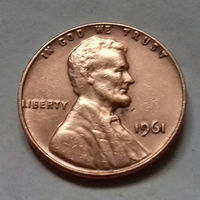 1 цент, США 1961, 1961 D