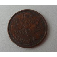 1 цент Канада 1985 г.в. KM# 132