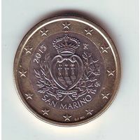 Сан-Марино. 1 евро 2015 г.