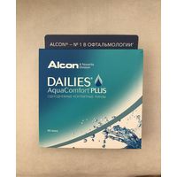 Контактные линзы Alcon Dailies Aqua Comfort Plus ежедневные +3,50