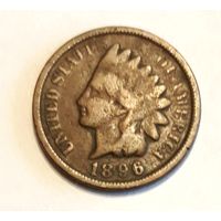 США. 1 цент 1896 г.