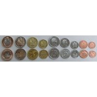 Малави. набор 9 монет 1, 2, 5 10, 20, 50 тамбала 1,5, 10 квача 1995 - 2006 года