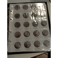 АЛЬБОМ под юбилейные монеты СССР с образцами на фото