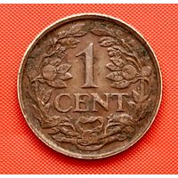12-26 Нидерланды, 1 цент 1939 г.