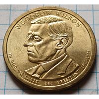 США 1 доллар, 2013    D     Президент США - Томас Вудро Вильсон     ( 1-4-4 )