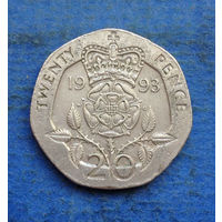 Великобритания 20 пенсов 1993