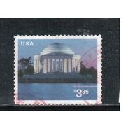 США-2002 (Мих.3624) , гаш. , Мемориал Джефферсона, Архитектура (одиночка),(3)