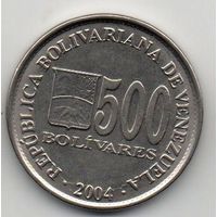 500 боливаров 2004 Венесуэла