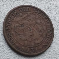 Нидерланды 1 цент, 1931 8-9-36