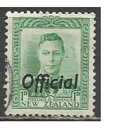 Новая Зеландия. Король Георг VI. Служебная марка. 1938г. Mi#55.