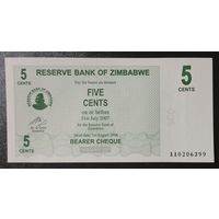 5 центов 2006 года - Зимбабве - UNC