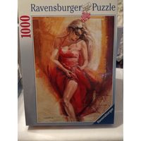 Пазл Ослепительная Испанская танцовщица, Ravensburger,1000 элементов+клей