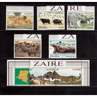 Заир(Конго)-1982,(Мих.770-785) ** , Фауна, Львы Леопарды, Слоны(2)