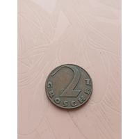 Австрия 2 гроша 1925г(8)