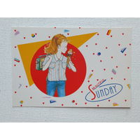 Поздравительная открытка Япония 10х15 см