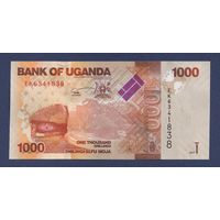 Уганда, 1000 шиллингов 2017 г., P-49e, UNC