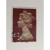 Великобритания 1977. Королева Елизавета II - увеличенный выпуск