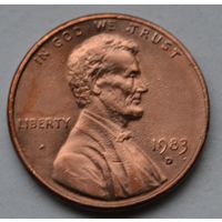 США, 1 цент 1983 г. D