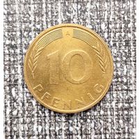 10 пфеннигов 1994(А) года ФРГ. Федеративная Республика. Очень красивая монета!