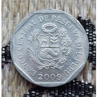 Перу 5 центов (сентимо) 2009 года, UNC