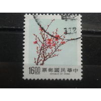 Тайвань, 1988. Цветки сливы