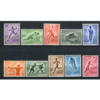 Сомалия (Итальянская администрация) - 1958 - Спорт - [Mi. 340-349] - полная серия - 10 марок. MNH.  (Лот 92EV)-T25P2