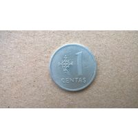 Литва 1 цент, 1991г.  (D-61)