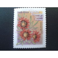 ЮАР 2001 стандарт, цветы рулонная марка