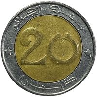 Алжир 20 динаров, 2000