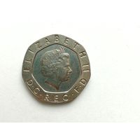 20 пенсов 2005 года. Великобритания. Монета А3-4-2
