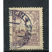 Польша - 1925/1927 - Исторические здания 10Gr - [Mi.237i] - 1 марка. Гашеная.  (Лот 77EP)-T2P37