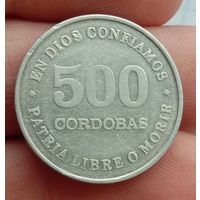 Никарагуа 500 кордоб 1987 год
