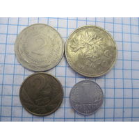 Четыре монеты/22 с рубля!