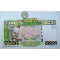 Werty71 Гвинея 500 франков 2017 UNC банкнота